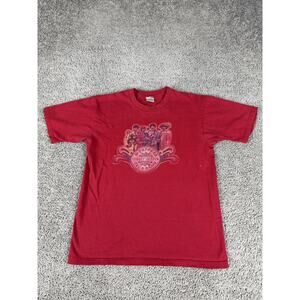 The Beatles Sgt Peppers Shirt Mens Medium Red Rock Band Graphic Tee Cygnus